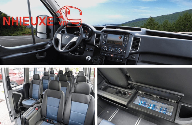 Thuê xe 16 chỗ Hyundai Solati - nộ thất cao cấp